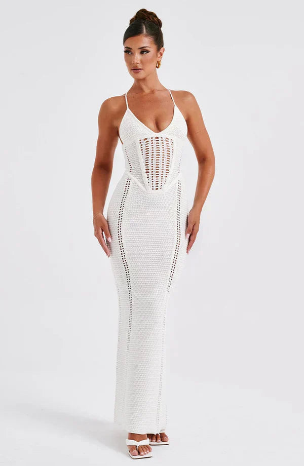 Ida Statement Long Dress Premium Wardrobe Essential