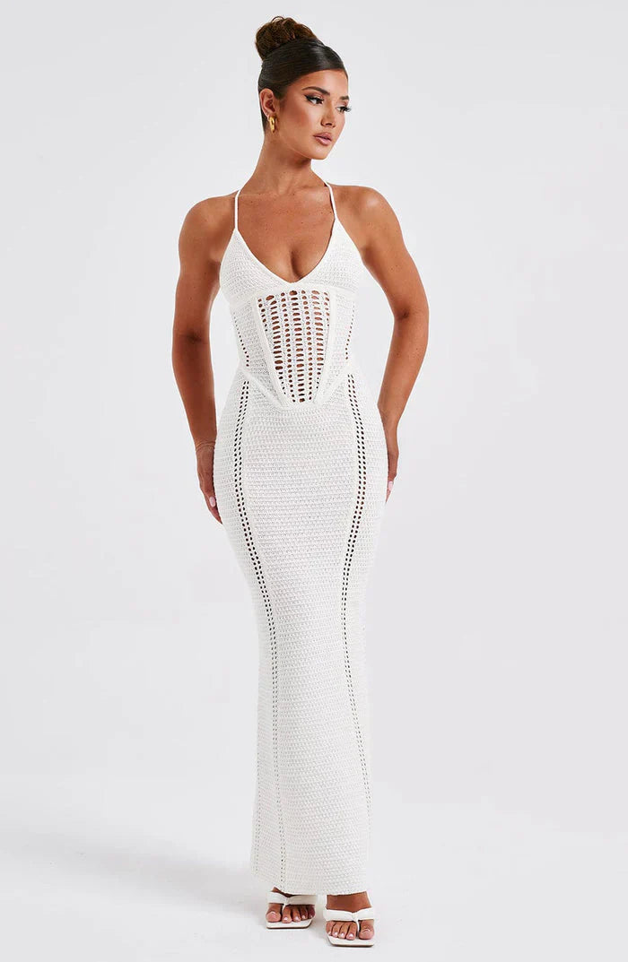 Ida Statement Long Dress Premium Wardrobe Essential