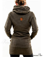 Hooded Drawstring Slim Fit Sweatshirt