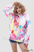 with Tie Hoodie Dye Drawstring