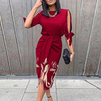 Lucrecia Timeless Fashionable Floral Dress Statement Occasion Edit