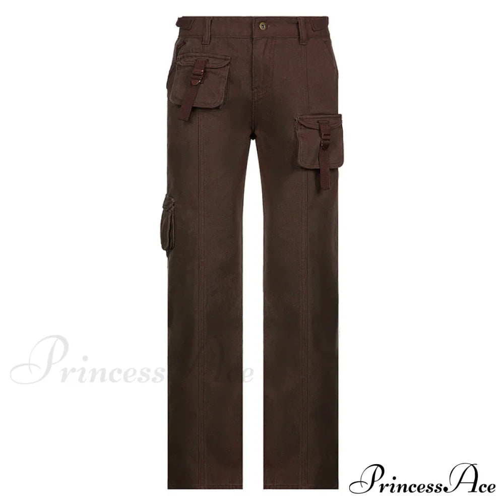 Woman High Waist Baggy Straight Leg Jeans