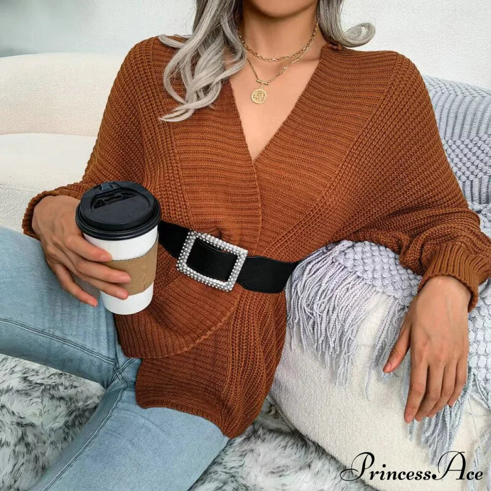 Women Autumn Knit Loose Cardigan