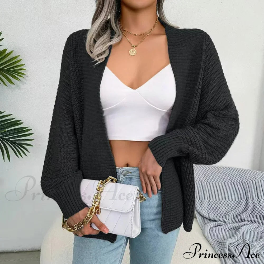 Women Autumn Knit Loose Cardigan