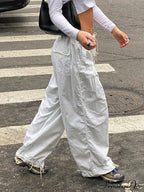 Women Fashion Casual Drawstring y2k Pants