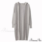 Women Fashion New Loose Hat Long Knitted Female Cardigan