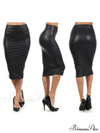 Women New Fashion Back Split  Sexy Skirt
