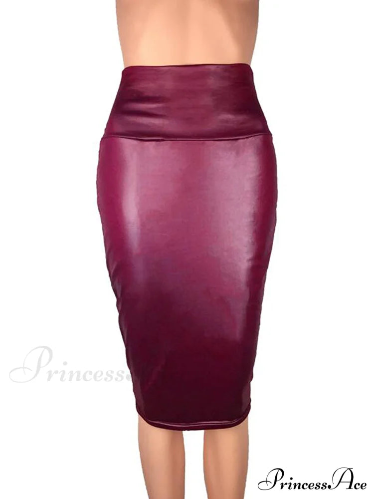 Women New Fashion Back Split  Sexy Skirt