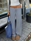 Sexy Velvet Flare High Waist Slim Fit Ribbed Pants