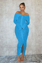 Pleated Off Shoulder Ruched Midi Dress