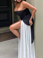 Wren Slim Ribbon Maxi Dress