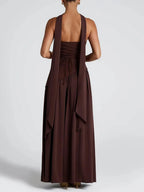 Wren Slim Ribbon Maxi Dress
