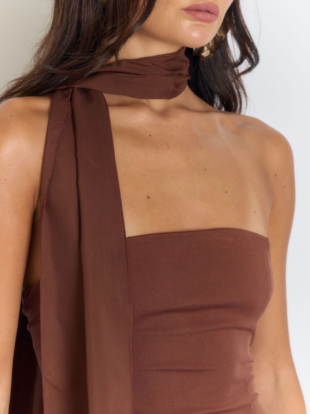 Wren Slim Ribbon Maxi Dress