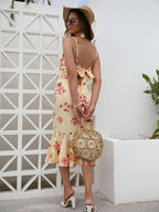 Sexy Print Cut-out Dress