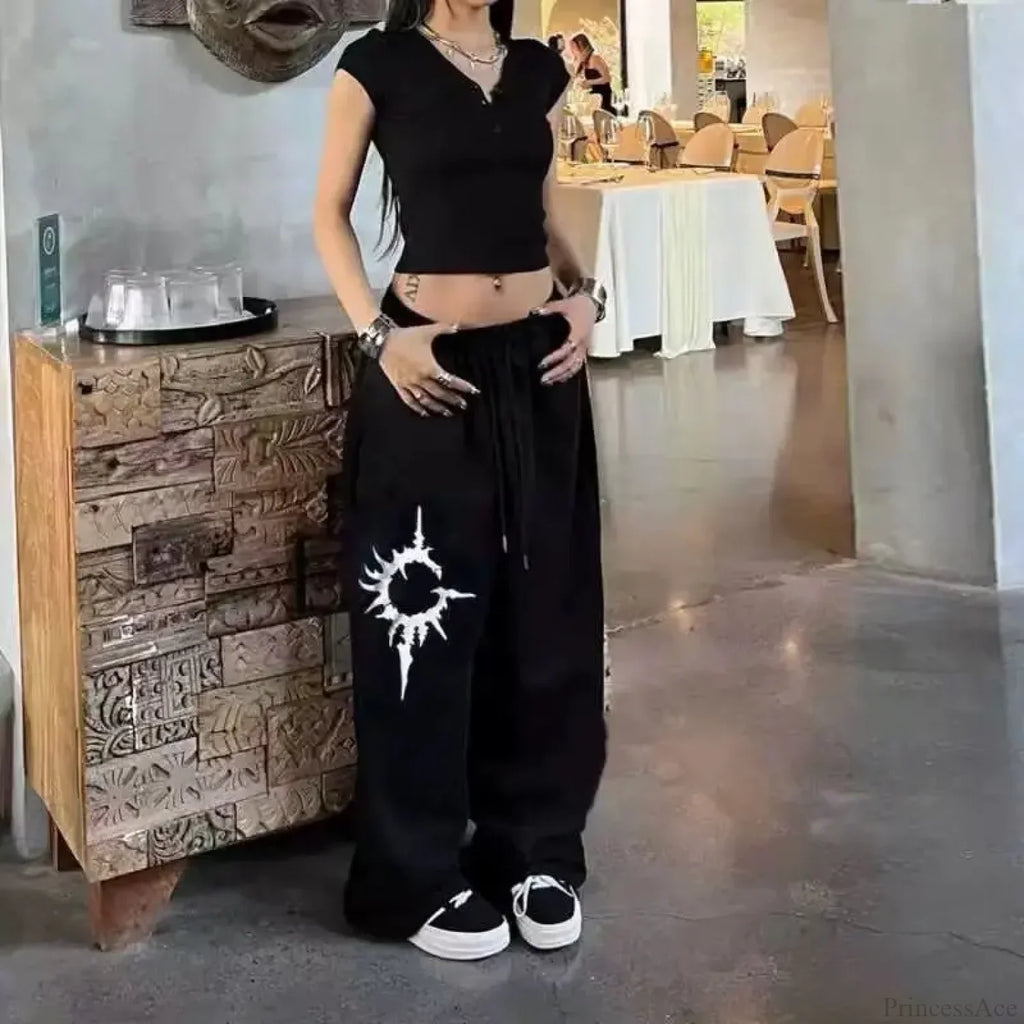 Y2K Gothic Baggy Pants