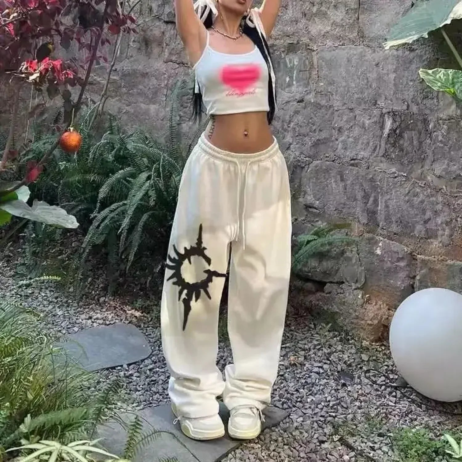 Y2K Gothic Baggy Pants