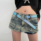 Y2K Gothic Sparkly Changeable Jeans Belt