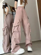 Y2K High Waist Cargo Pants