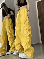 Y2K High Waist Cargo Pants