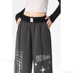Y2K Letter Print Pants