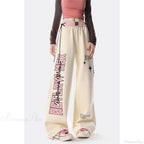 Y2K Letter Print Pants