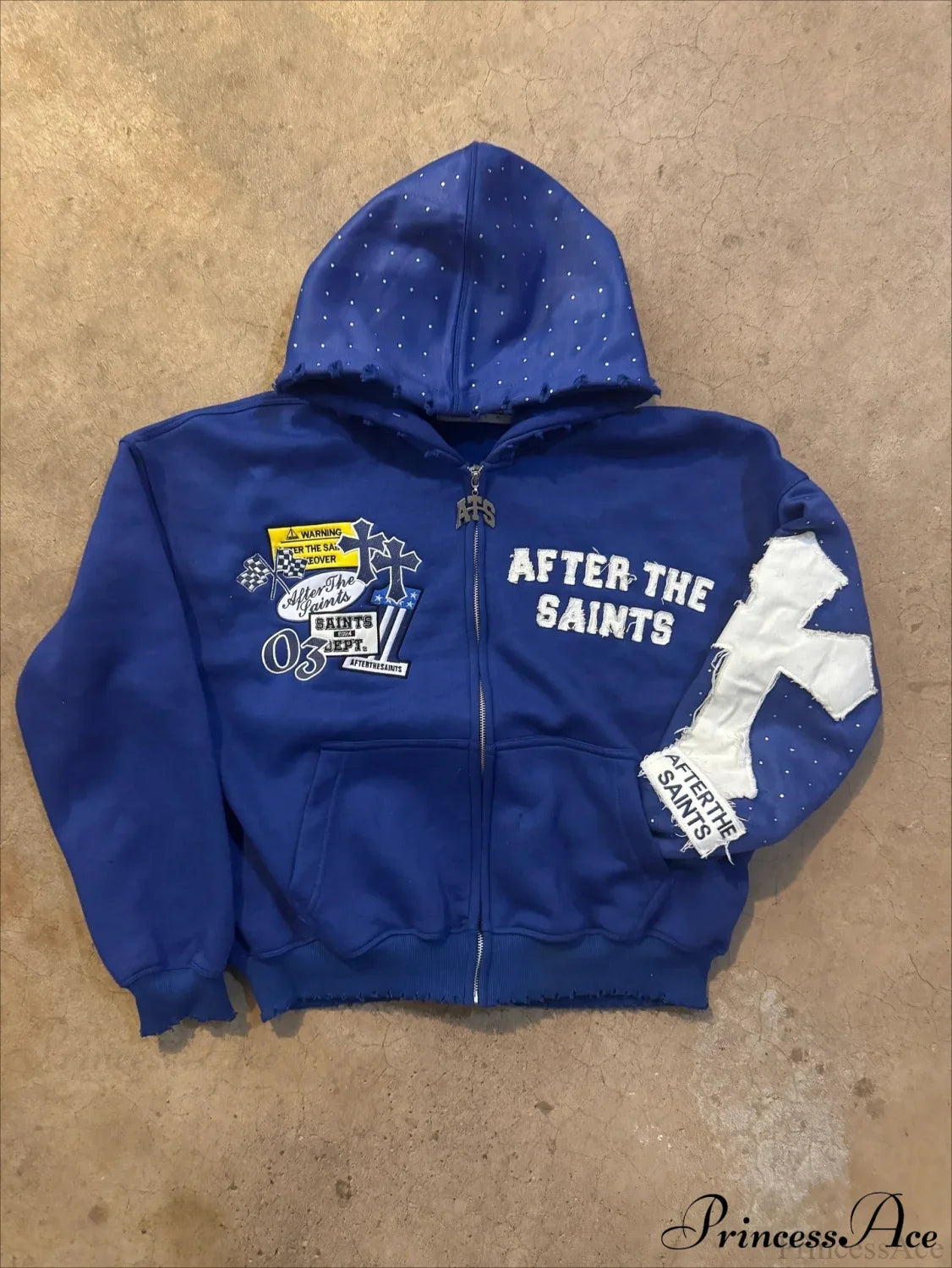 Y2K Letter Print  Street Casual Hoodie