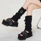 Y2K Mysterious Clasp Elevated Sandal