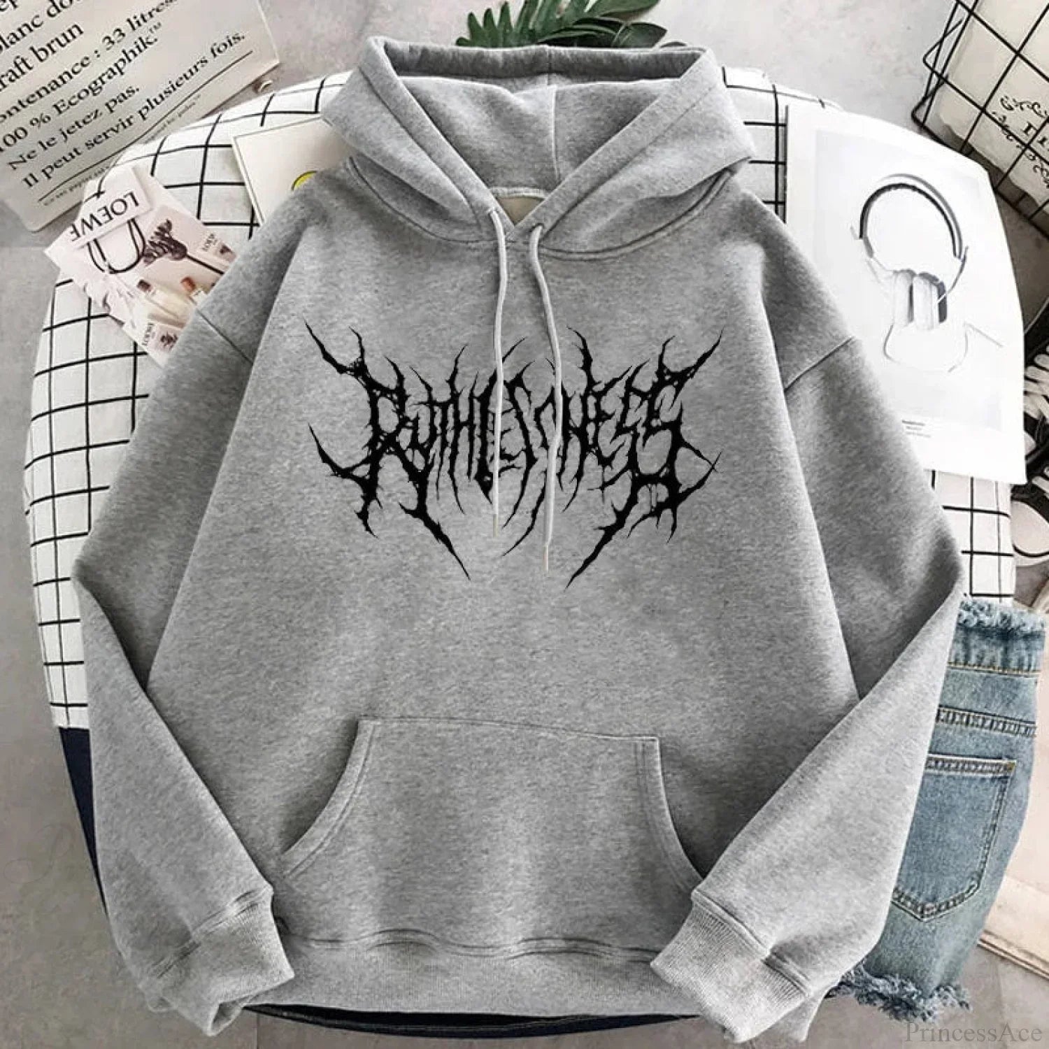 Y2K Mysterious Harajuku Hoodie