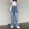 Y2k Raw Edge Baggy Jeans