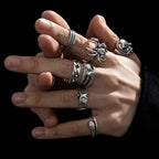 Y2K Rebel Rap Gothic Spider Ring
