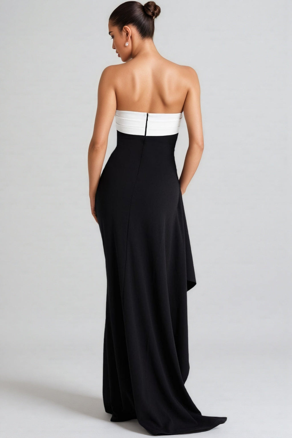 Yestin Backless High Split Maxi Dress