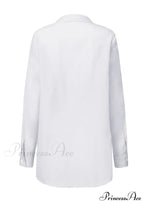 ZANZE SELF-TIE SHIRT - Plus Size