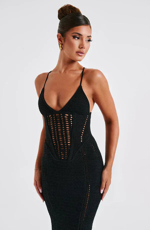 Ida Statement Long Dress Premium Wardrobe Essential