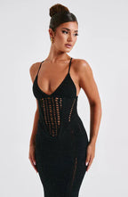 Ida Statement Long Dress Premium Wardrobe Essential